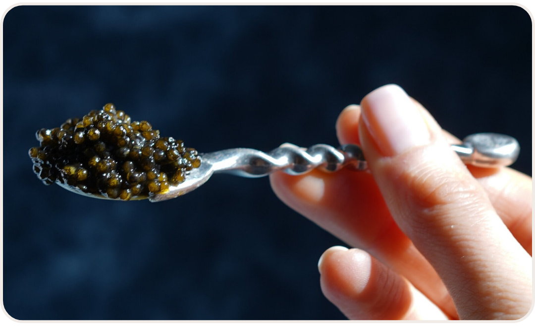 How to eat Caviar?