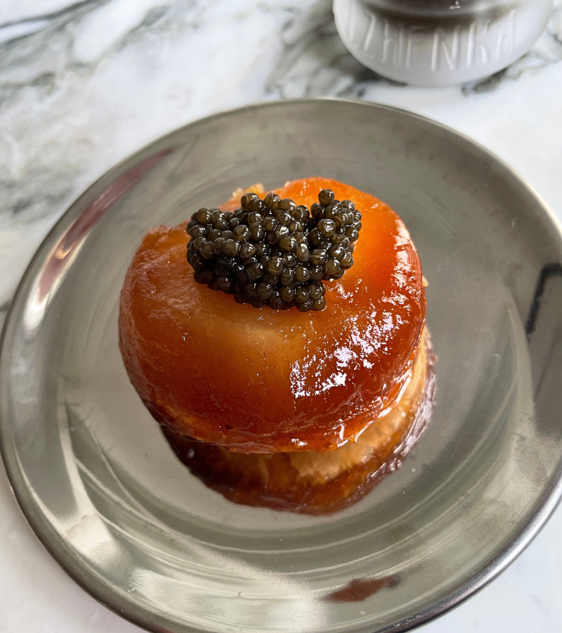 A sweet treat to pair caviar with